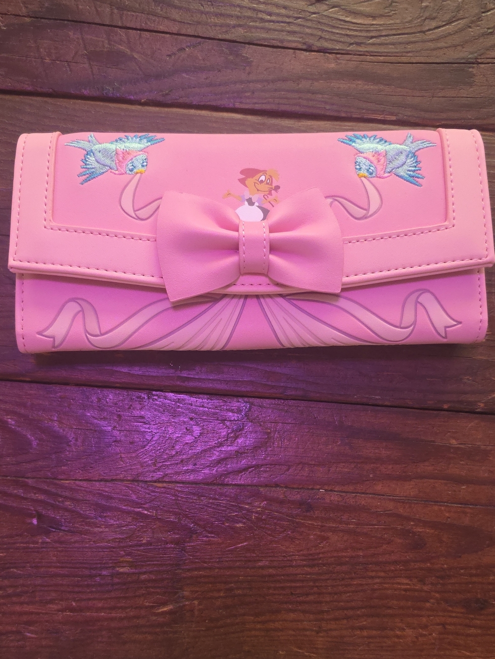 Loungefly Disney Princess Cinderella Pink Dress Wallet NWT - Picture 2 of 5